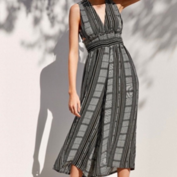 Ecote Pants - Urban Outfitters Ecote Pinstripe Jumpsuit